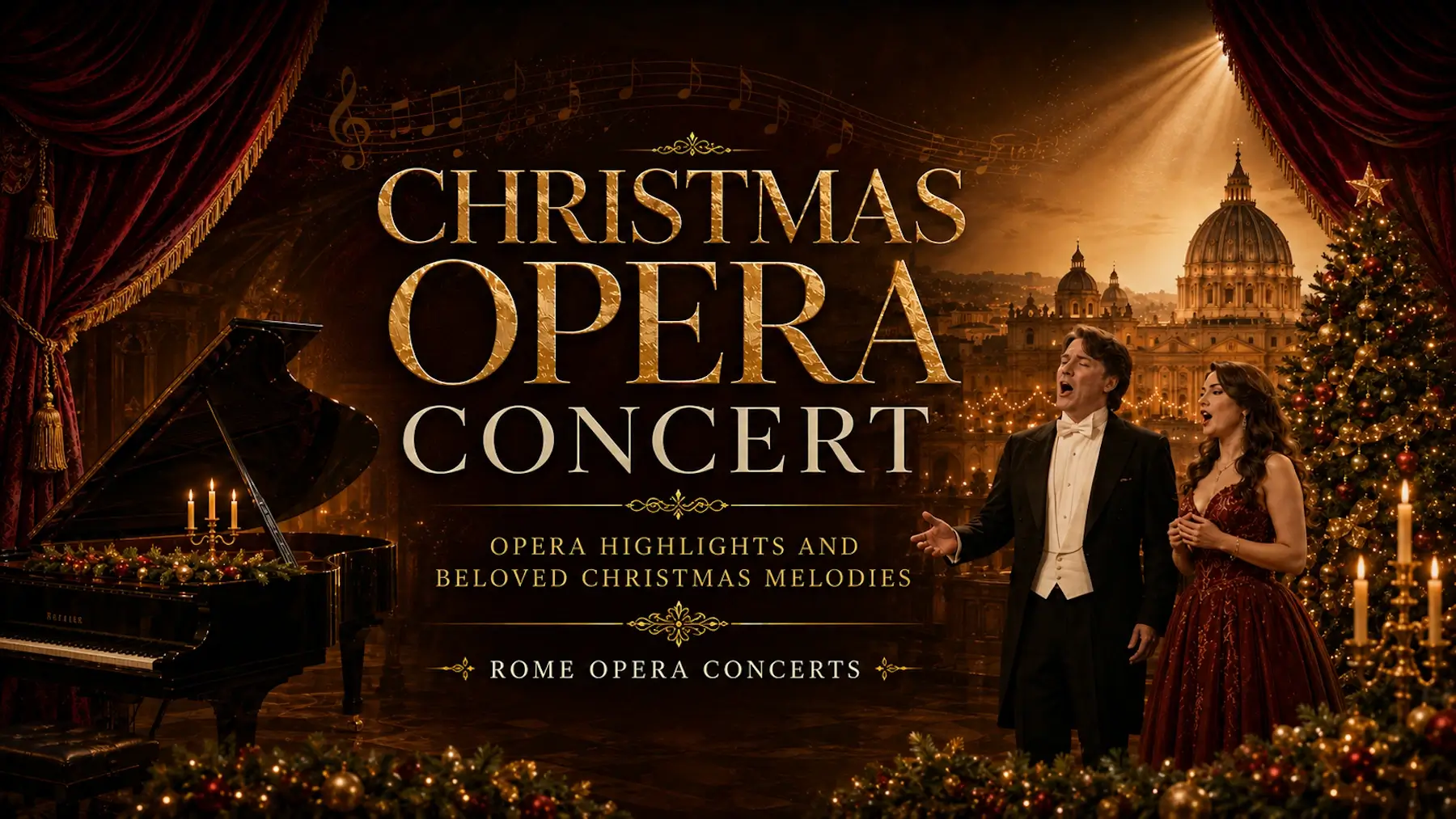 Christmas Opera Concert, live Christmas opera concert by Rome Opera Concerts in Rome