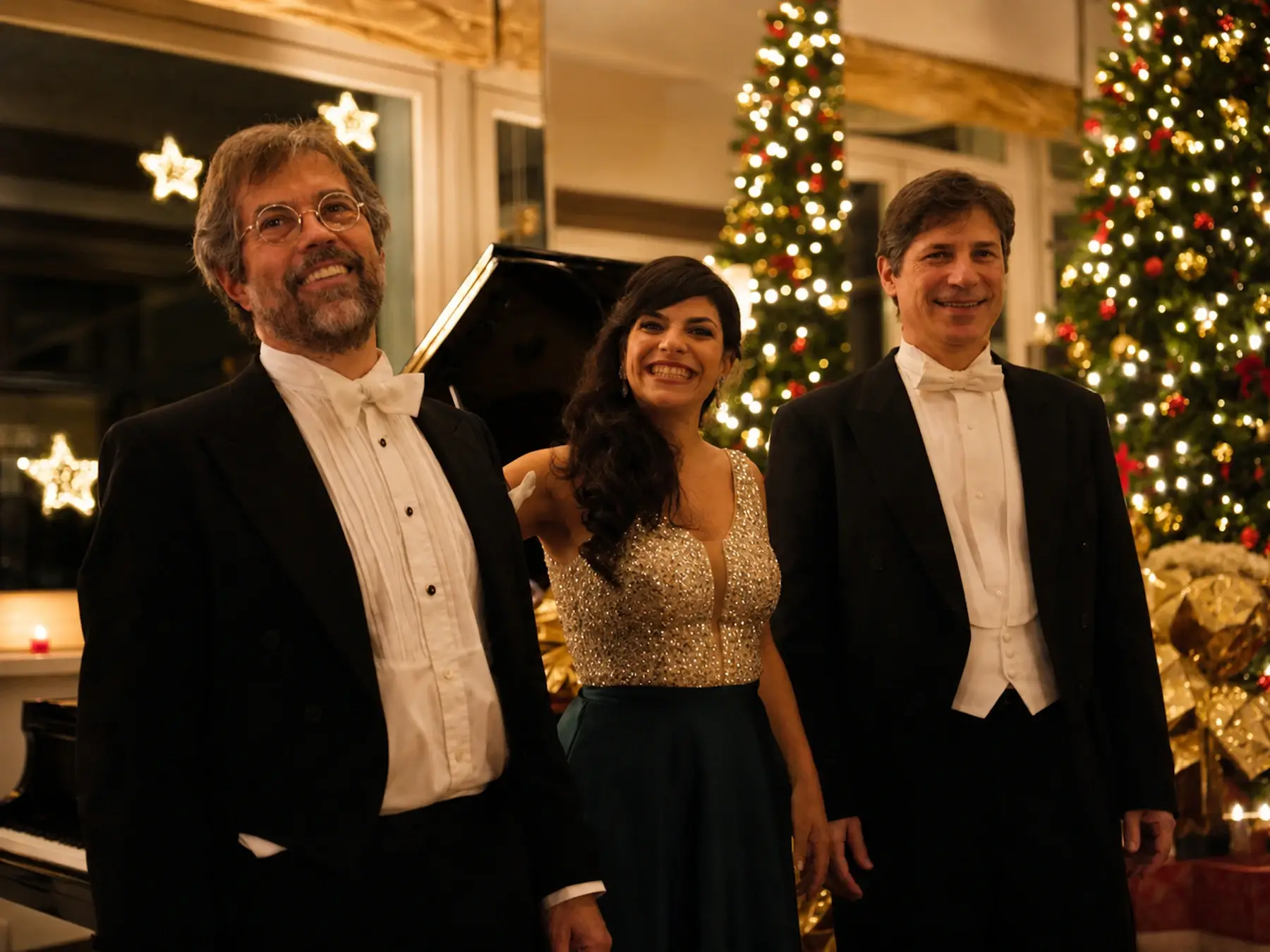 Artists at the end of a previous Christmas Opera Concert